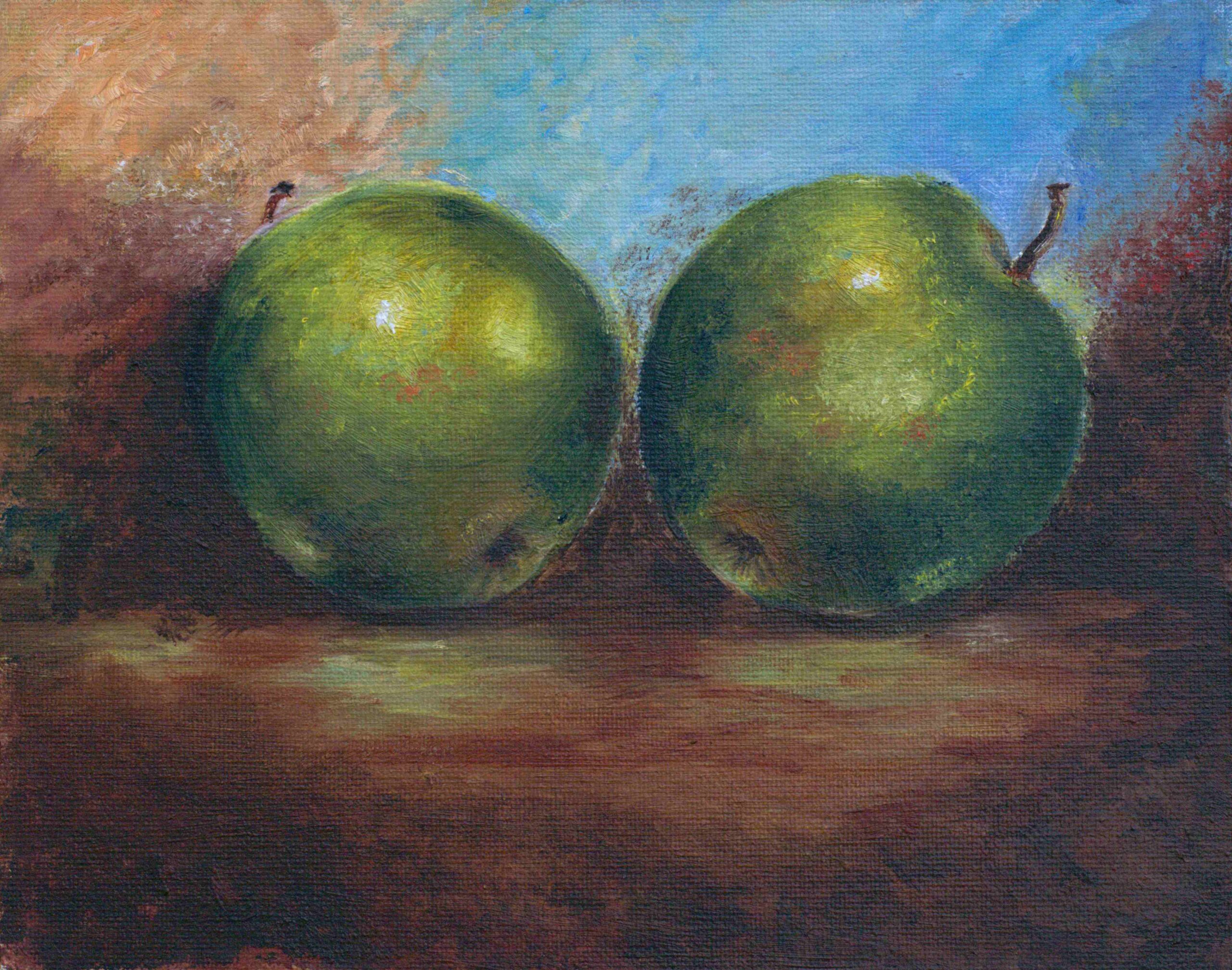 Green apples 23 x 18,5